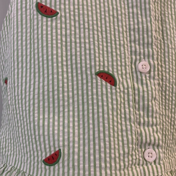 🍉 GYMBOREE WATERMELON DRESS 100% cotton size 12 - Picture 3 of 10